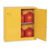 Eagle Mfg Flammable Safety Cabinet, 30 gal., Yellow 1932