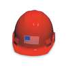 Accuform Hard Hat Label, 2-1/8 In. H, 4 In. W, PK5 LHTL673