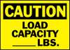 Brady Caution Label, 3-1/2 In. H, 5 In. W, PK5, 86209 86209