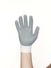 Mcr Safety Nitrile Coated Gloves, Palm Coverage, White/Gray, L, PR 9674L