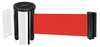 Tensabarrier Belt Barrier, Chrome, Belt Red 896-STD-1P-STD-NO-R5X-C