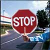 Zoro Select Paddle Sign, Stop, Plastic ST-ST
