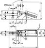 De-Sta-Co Pneumatic Clamp, 600 Lb 810-U