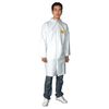 Condor Disposable Lab Coat, White, L, PK30 30C587