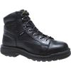 Wolverine Size 7 1/2 Men's 6 in Work Boot Steel 6-Inch Work Boot, Black W04421