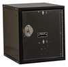 Hallowell Box Locker, 11 5/16 in W, 12 in D, 12 11/16 in H, (1) Tier, (1) Wide, Black HC121212-1SVP-K-ME