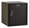 Hallowell Box Locker, 11 5/16 in W, 12 in D, 12 11/16 in H, (1) Tier, (1) Wide, Black HC121212-1PL-ME