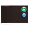 Quartet Fabric Bulletin Board 3 x 4 ft., Black 7684BK