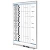 Quartet 23"x34" Magnetic Porcelain In/Out Dry Erase Board, Silver Frame 33705