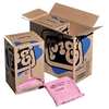 Pig Sorbents, 4 gal, 8 in x 8 in, Harsh Chemicals, Pink, Polypropylene PIL302