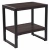 Flash Furniture Rectangle End Table, 23.5" W X 15.75" L X 24" H, Laminate, Wood Grain NAN-JH-1733-GG