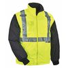 Glowear By Ergodyne Convertible Thermal Jacket, Lime, 2XL 8287