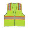 Glowear By Ergodyne Two Tone Mesh Safety Vest, Lime, 4XL/5XL 8246Z