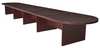Regency Race Track Legacy Modular Conference Tables, 264 X 52 X 29, Wood Top, Mahogany LCTRT26452MH