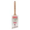 Wooster 3" Semi-Oval Angle Sash Paint Brush, Silver CT Polyester Bristle, Wood Handle, 1 5228-3