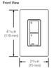 Lutron Wireless RF Switch, 120 to 277VAC, Ivory PD-5S-DV-IV