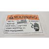 Badger Tag & Label Warning Label, 5 x 3-1/2 in., PK5 111