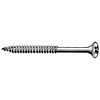 Zoro Select Drywall Screw, #6 x 3 in, Steel, Flat Head Phillips Drive, 200 PK U31300.013.0300