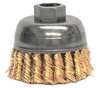 Weiler Knot Wire Cup Wire Brush, Threaded Arbor, 4" 93807