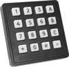Storm Interface Industrial White Keypad, 16 Key, IP65 720 TFX 16 KEY