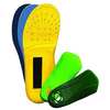 Megacomfort Insole, M 10to11/W 12to13, Yllw/Gr/Blk, PR MT