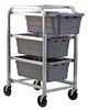 Quantum Storage Systems Cross Stack Tub Rack w/3 Tubs, Gray TR3-2516-8GY