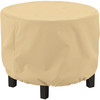 Classic Accessories Terrazzo Round Ottoman Cover, Small, Sand, 26"x26" 55-909-022001-EC