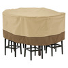 Classic Accessories Veranda Large Tall Round Patio /Chair Set Cover, 96"x96" 55-781-041501-00