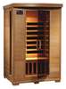 Radiant Sauna, Std, 2 ppl, Carbon Heater, Hemlock BSA2409