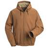 Vf Imagewear Flame Resistant Jacket w/Hood and Lanyard Access, Brown, EXCEL Flame Resistant(R) ComforTouch(R) Flame Resistant Duck, 4XL JLH4BD RG 4XL