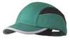 Surflex Bump Cap, Short Brim Baseball, Inner ABS Polymer, Outer Polycotton, Hook-and-Loop Suspension, Green SCARAP1GRN