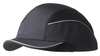 Surflex Bump Cap, Short Brim Baseball, Inner ABS Polymer, Outer Nylon, Hook-and-Loop Suspension, Black SCARAP3BLK