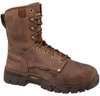 Carolina Shoe Composite Toe Work Boot, Mens, Width (D), Height 8 in, Metatarsal Guard, Waterproof, Brown, Size 10 CA9582