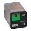 Schneider Electric General Purpose Relay, 120V AC Coil Volts, Square, 8 Pin, DPDT 788XBXRM4L-120A