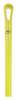 Vikan 51" Color Coded Handle, 1 1/4 in Dia, Yellow, Polypropylene 29606