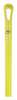 Vikan 1700mm Color Coded Handle, 1 1/4 in Dia, Yellow, Polypropylene 29646