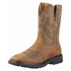 Ariat Size 9-1/2D Men's Western Boot Steel Work Boot, Aged Bark 10010134