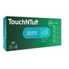 Ansell TouchNTuff 92-605, Disposable Nitrile Gloves with Enhanced Chemical Splash Protection, 4.7 mil Palm 92-605