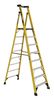 Werner 11 ft Fiberglass Podium Stepladder, 375 lb Capacity PD7308