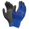 Ansell Polyurethane Coated Gloves, Palm Coverage, Blue, 10, PR 11-618