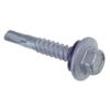 Teks Self-Drilling Screw, #12 x 1-1/4 in, Climaseal Steel Hex Head Hex Drive, 250 PK 1029000