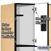 Salsbury Industries Wardrobe Locker, 36" W, 21" D, 76" H, (3) Wide, (9) Openings, Maple 33361MAP