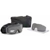 Ess Tactical Safety Goggles, Clear, Gray, Smoke Anti-Fog, Scratch-Resistant Lens, Profile NVG Series 740-0499