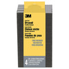 3M Sanding Sponge, 4 7/8" L, 2 7/8" W, PK4 9095DC-NA-4PK