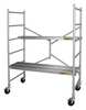 Metaltech Scaffold, Aluminum, 11-3/4 in to 6 ft Platform Height I-CAIRC