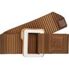 5.11 Tool Belt, Buckle Belt, Battle Brown, Ribbed Weave Nylon Webbing (Belt), Aluminum Anodized (Buckle) 59510