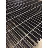 Zoro Select Bar Grating, Smooth, 36 in L, 36 in W, 1.0 in H, Black Painted Steel Finish 20125S100-C3