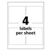 Avery 4" x 4" GHS Chemical Labels for Laser Printers, 200 labels/50-sheets 7278260504