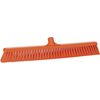 Vikan 24 in Sweep Face Sweeping Broom Head, Soft, Synthetic, Orange 31997