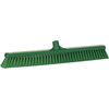 Vikan 24 in Sweep Face Broom Head, Soft, Synthetic, Green 31992